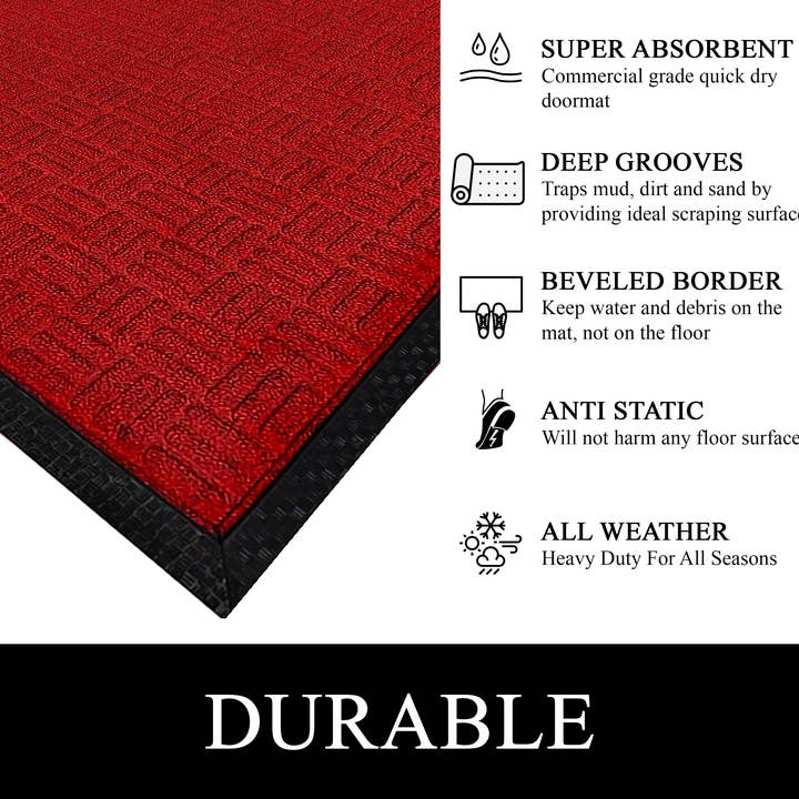 A1 home collections – wholesale Door mat – A1HC New Durable and Versatile Polypropylene Rubber Door Mat