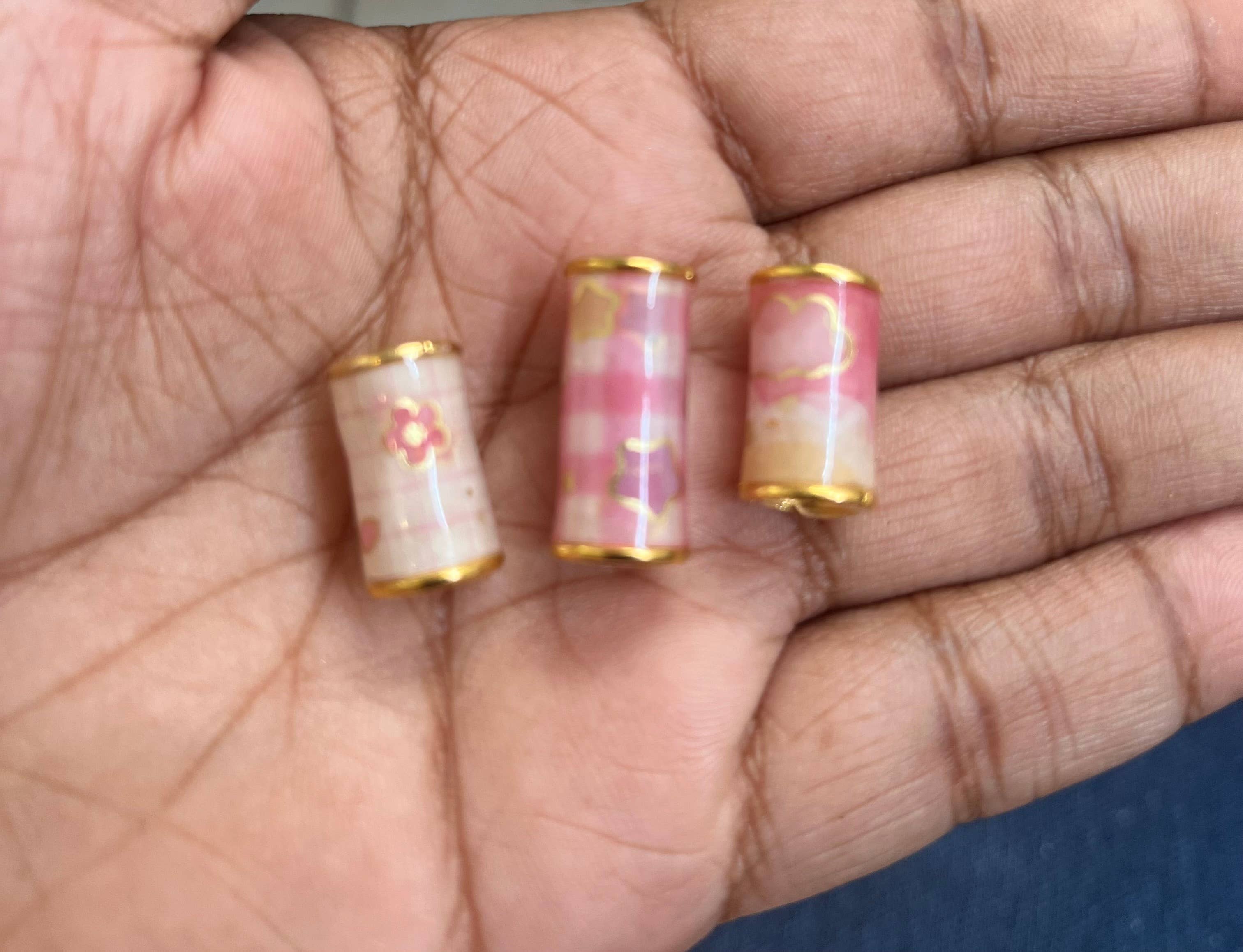 elevated loc jewelry – wholesale Hair accessories set – Women’s – Kawaii Loc Bead 3 Piece Set1