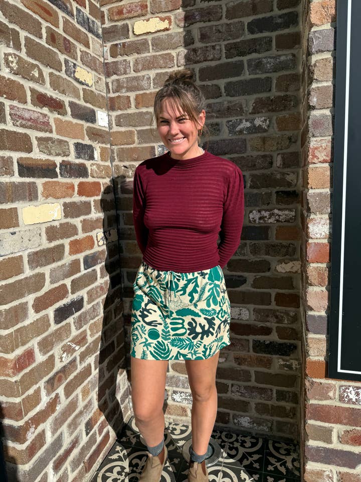 Amilita The Label - Wholesale Skirt – Women’s - Bias Mini Skirt - Abyss2