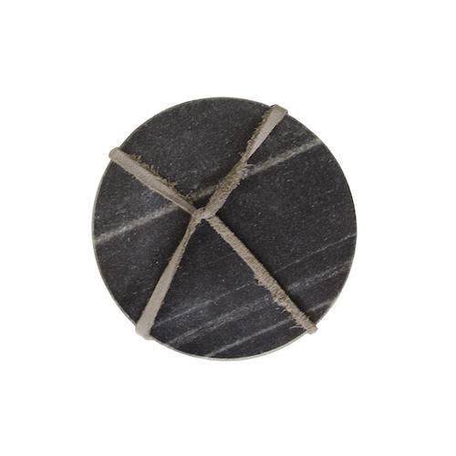 Home Delight B.V – wholesale Underlägg – Runda underlägg i svart marmor, 10 cm1