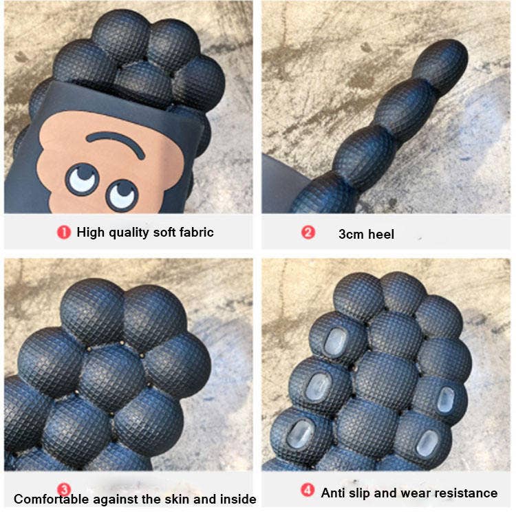 VIGOR - Vendita all'ingrosso Pantofole - Donna - Sandali Poop Soft Slide antiscivolo in ambienti interni14