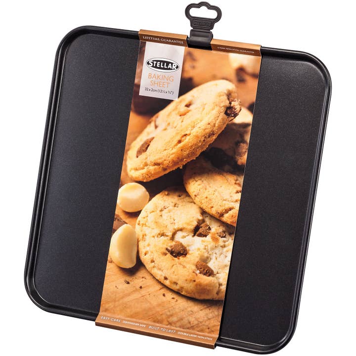Stellar Bakeware, 32 x 32 x 2cm Baking Tray, Non-Stick for wholesale by Stellar