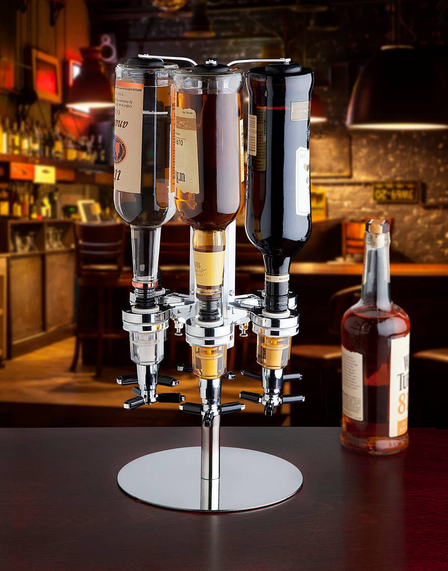 Godinger - Wholesale Liquor Dispenser - 6 Bottle Liquor Dispenser0