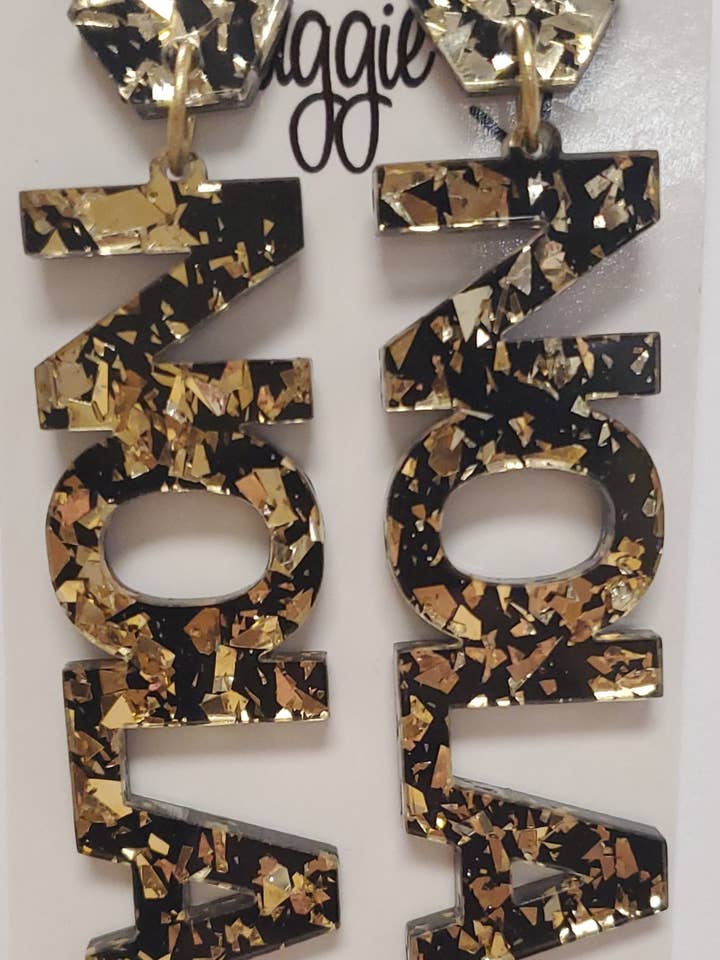 Nola / New Orleans Acrylic Earrings for wholesale by Maggie G