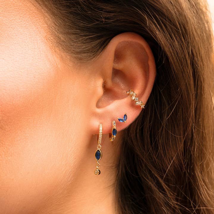 Rosies - Wholesale Stud/Post Earrings - Vera studs blue1