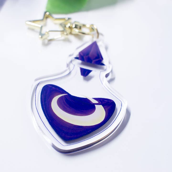 Sorcerer Potion 2.5" Acrylic Keychain for wholesale by Blue Crystal Atelier