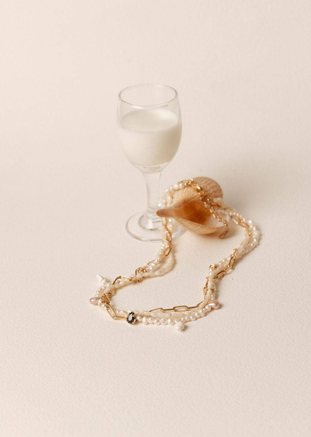 ZYROLA - Wholesale Beaded/Pearl Necklace - Multi-strand necklace – Cultured pearls & Swarovski crystals0