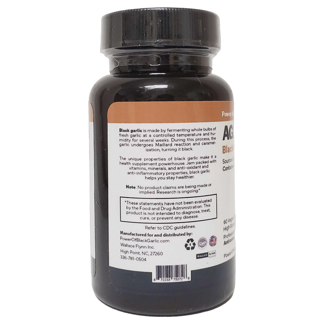 Power of Zeolite - Wholesale Oral Supplement/Vitamin - Aglio Nero Black Garlic Supplement, Sourced & Made in USA7