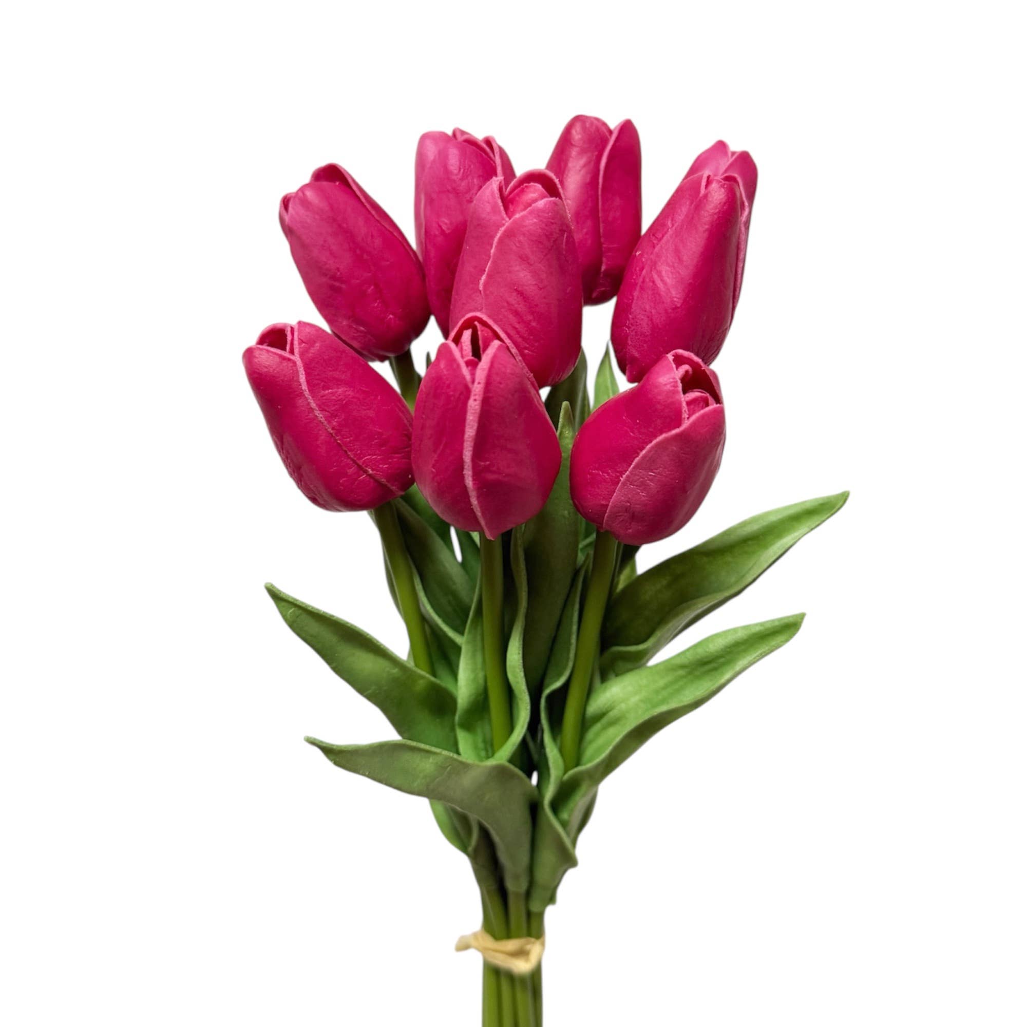 Sun Decorer - Wholesale Artificial Flowers - Artificial Real Touch Tulip Stems (Bunch of 10)6