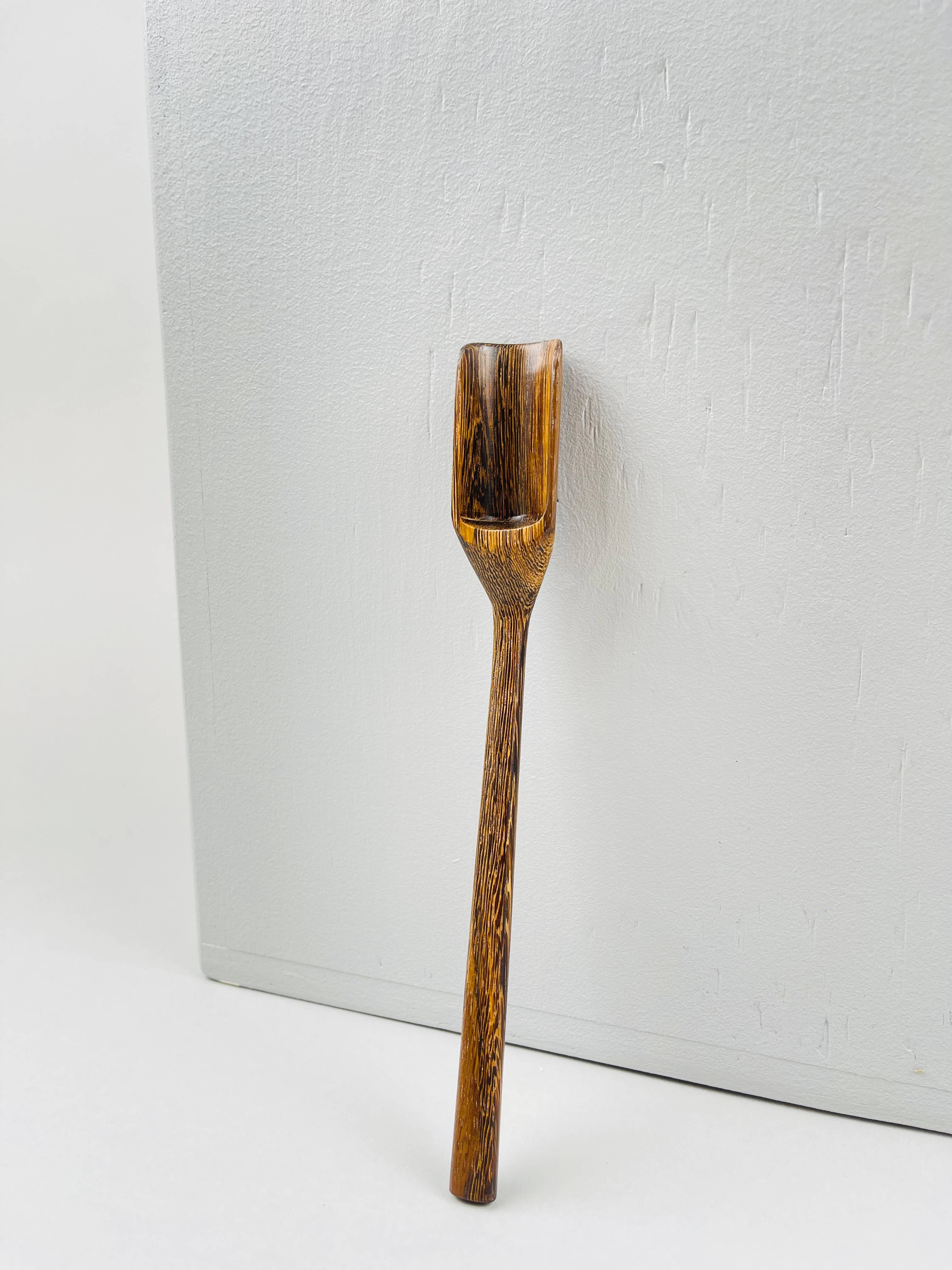 Baroy - Venta al por mayor Cuchara de cocina - Cuchara de madera para especias, mango largo, 19 cm, cuchara de café de madera3