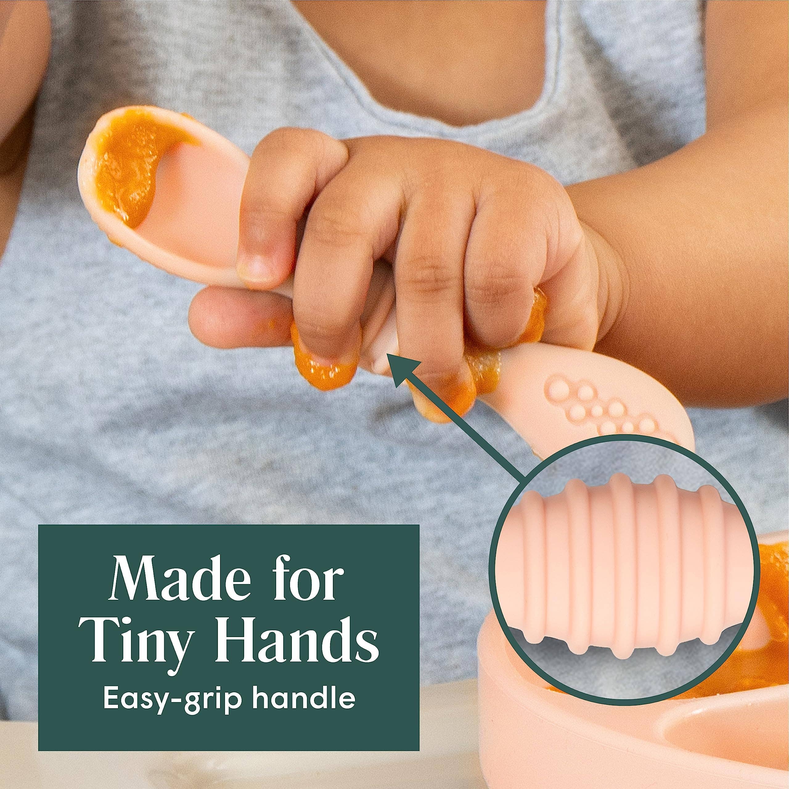 Natemia - Wholesale Feeding Set - Baby - Self-Feeding Silicone Spoons6