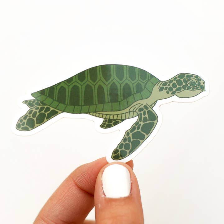 Autocollant tortue de mer pour la vente par Union Made