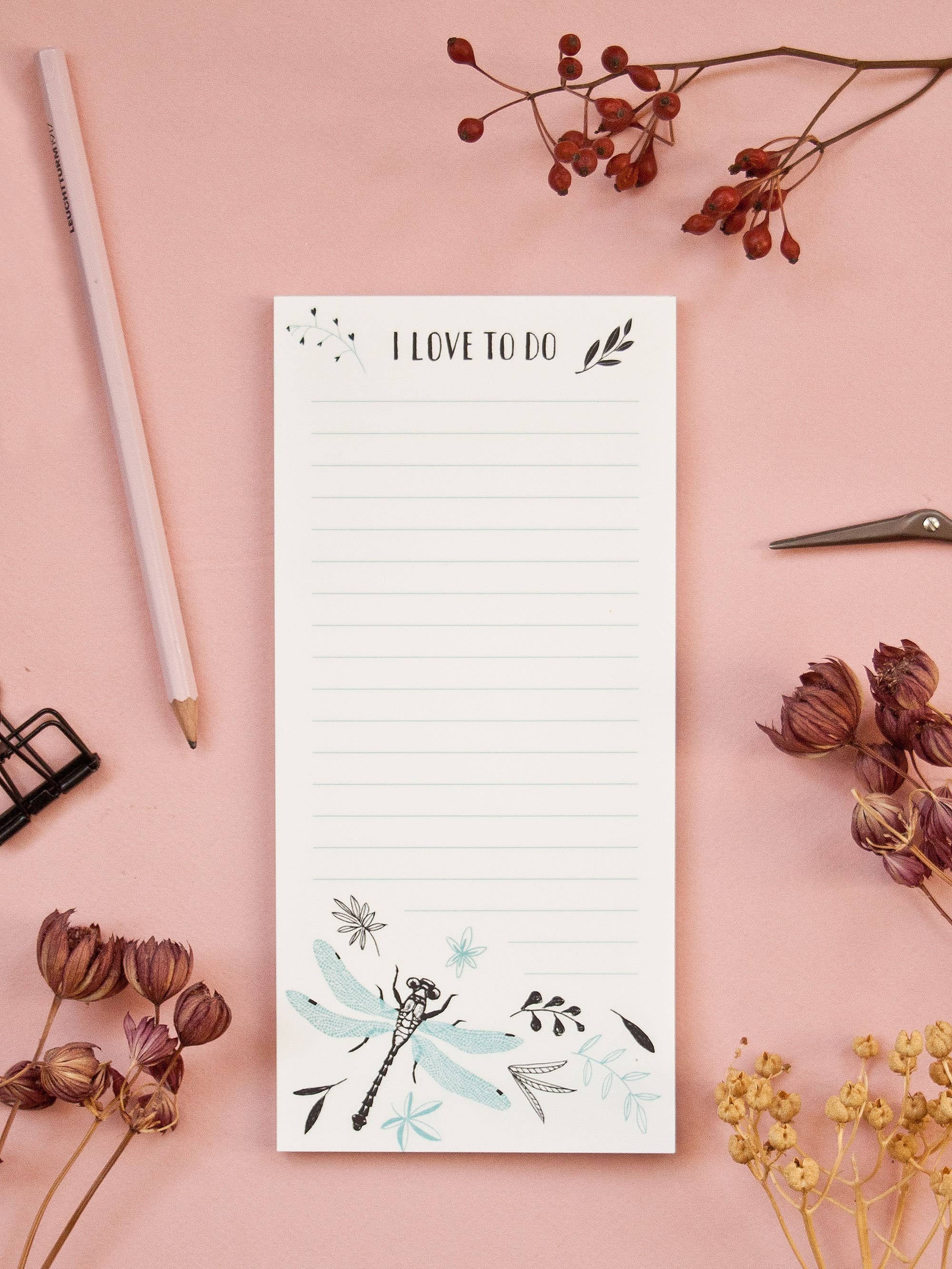 Katja Rub - Venta al por mayor Libretas - Bloc de notas libélula en formato DIN largo3