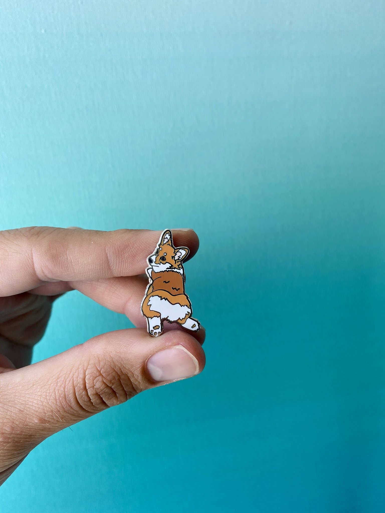 Corgi 2024 enamel pin