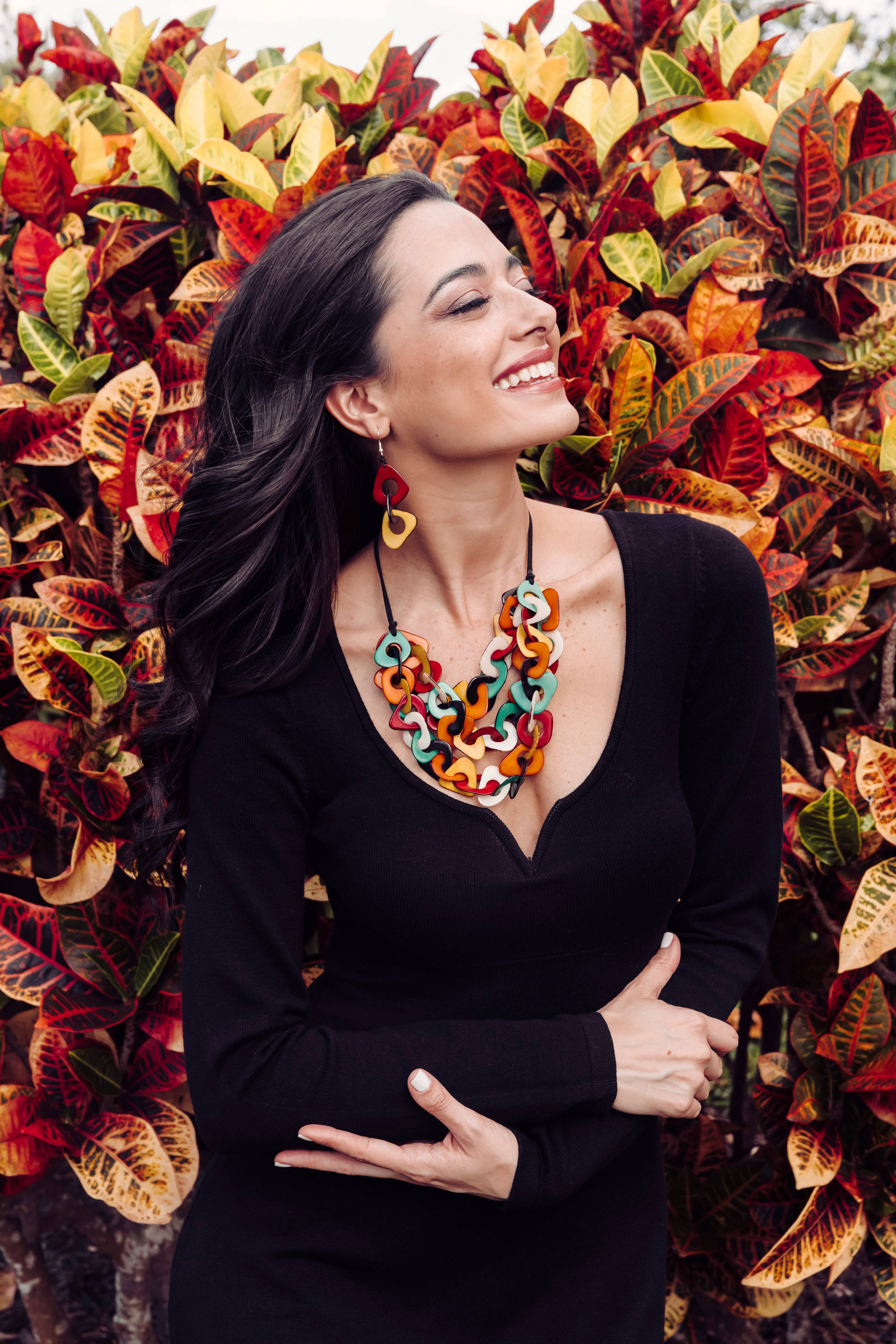 Organic Tagua Jewelry - Vendita all'ingrosso Collane a bavaglio - Collana Vero6