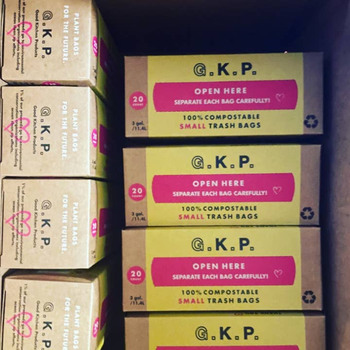 G.K.P. - Wholesale Trashcan/Trash Bin - G.K.P. Compostable Small Trash Bags; 3 gal. size6