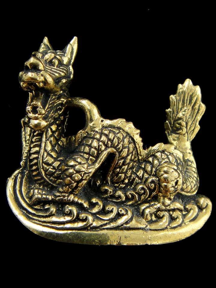 Brass Deity Pendant- Dragon for wholesale by Tika
