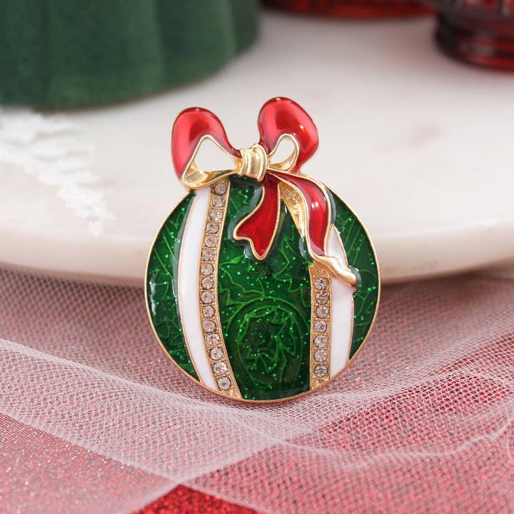 Vintage Crystal Ornament Pin/Pendant for wholesale by Seasons Jewelry