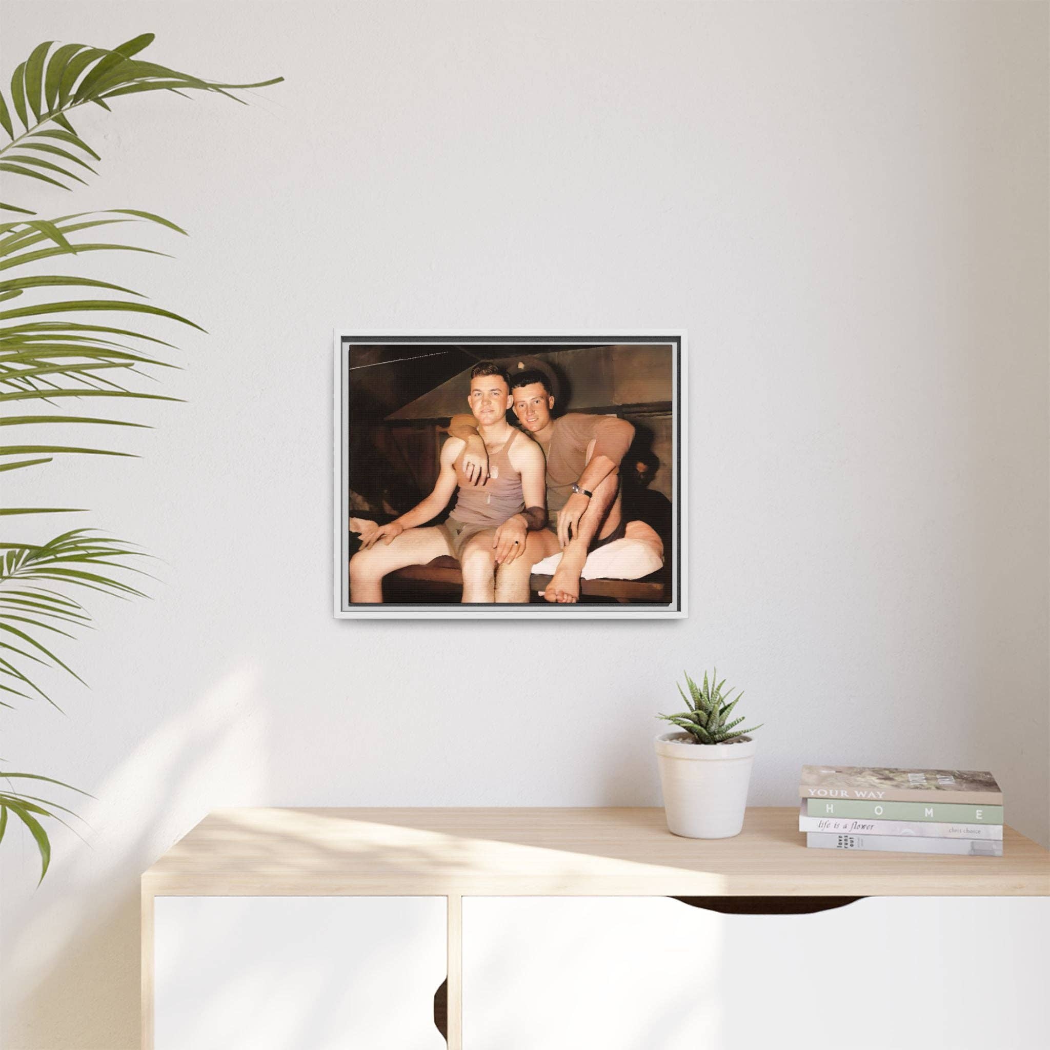 Walt & Pete - Wholesale Photograph - paire 100 | Framed Vintage Photo - Matte Canvas19