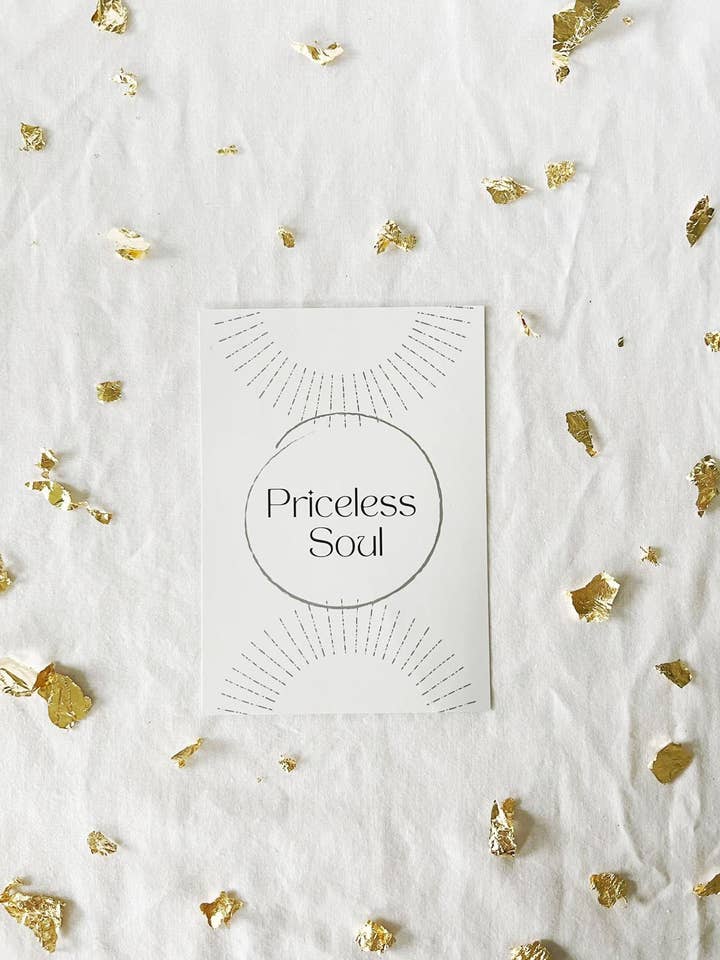 Ermutigende Karte/Drucken Priceless Soul für den Großhandel von Alt/har