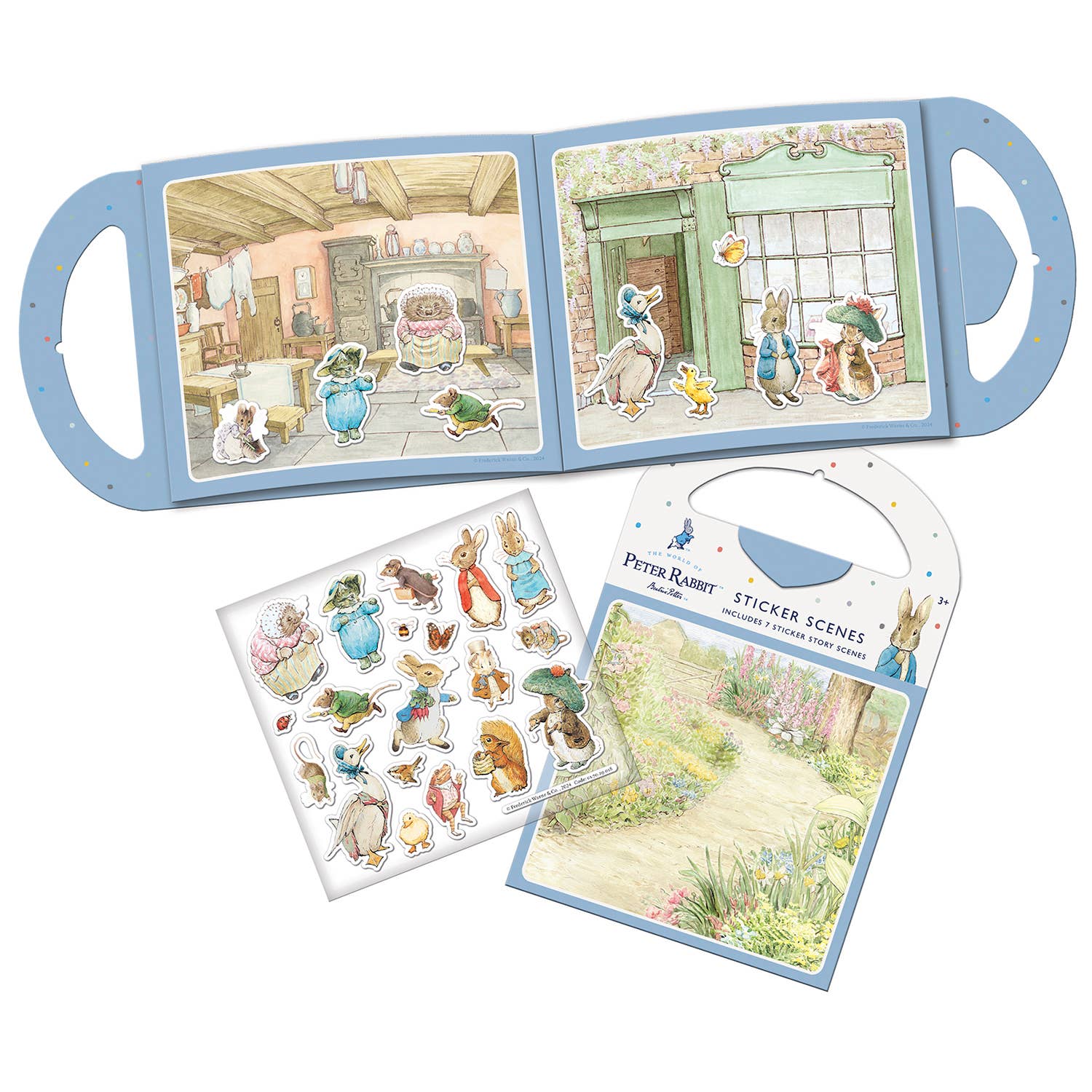 Paper Projects Ltd – wholesale Sticker – Child & baby – Peter Rabbit Sticker Scenes1