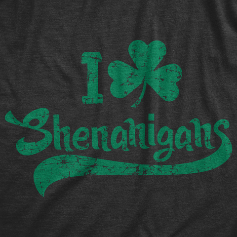 Crazy Dog T-Shirts - Wholesale Screen Printed T-Shirt - Women's - I Clover Shenanigans Womens Saint Patricks Day  T Shirt9