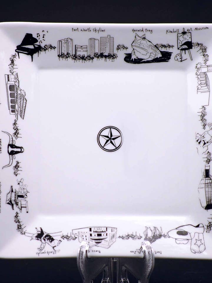 Fort Worth Stor firkantet fad for engroshandel hos The Dish