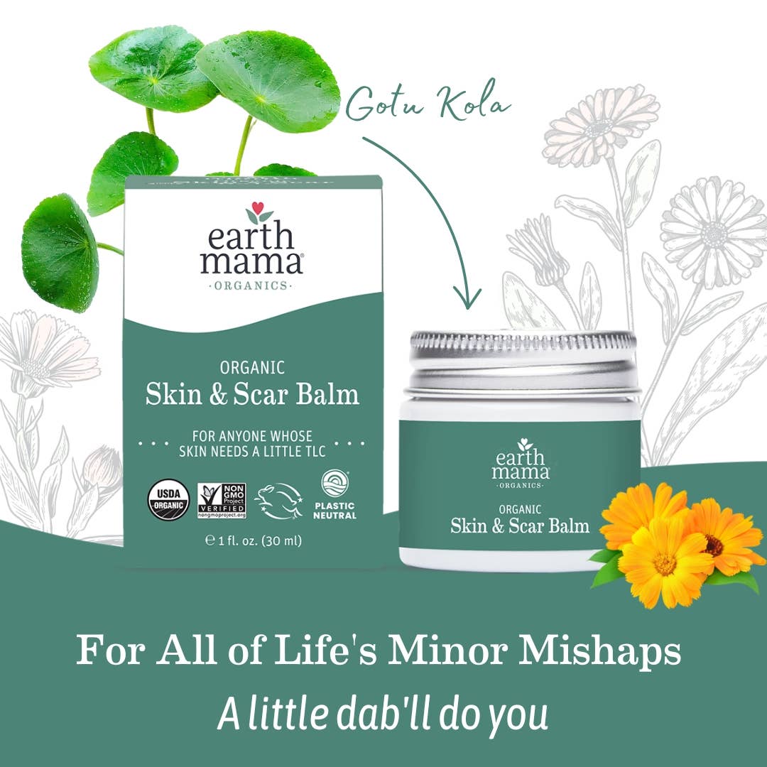 Earth Mama Organics - Wholesale Scar Cream - Organic Skin and Scar Balm1