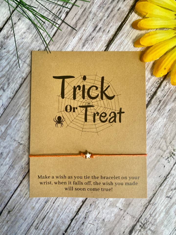 Halloween wish bracelet for wholesale by Lillydesigncrafts