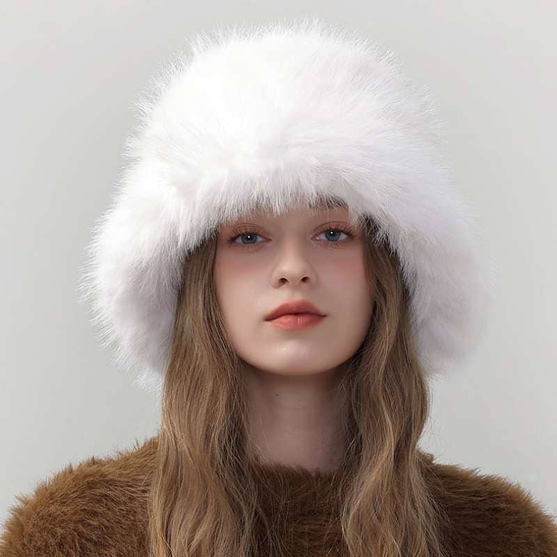 Crave by FW - Wholesale Bucket Hat - Women's - Faux Fur Bucket Hat1