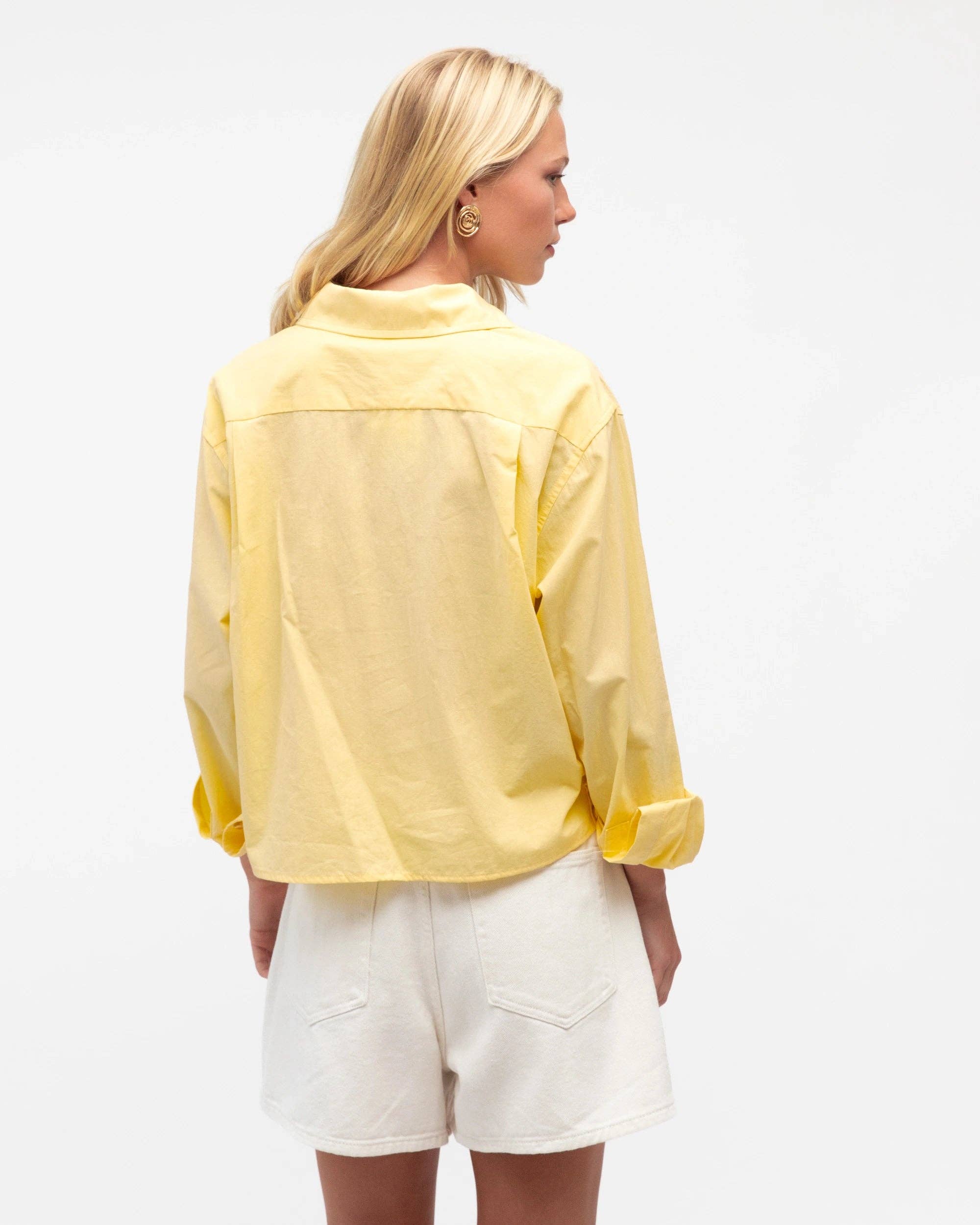 Global Fashion House - Wholesale Button Down Shirt - Women's - BOXY SILHOUETTE SHIRT5