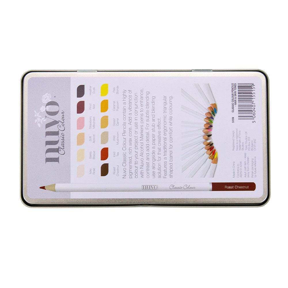 Tonic Studios – wholesale Coloured pencil – Nuvo - Classic Colouring Pencils - Hair & Skin Tones - 515N1