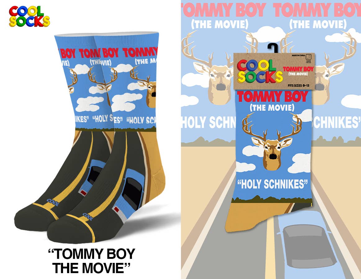Cool Socks - Wholesale Socks - Men's - Tommy Boy The Movie - Mens Crew Folded0