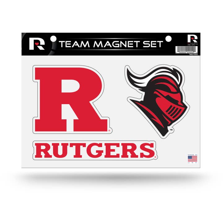 Ensemble d'aimants de l'équipe Rutgers pour la vente par Rico Industries
