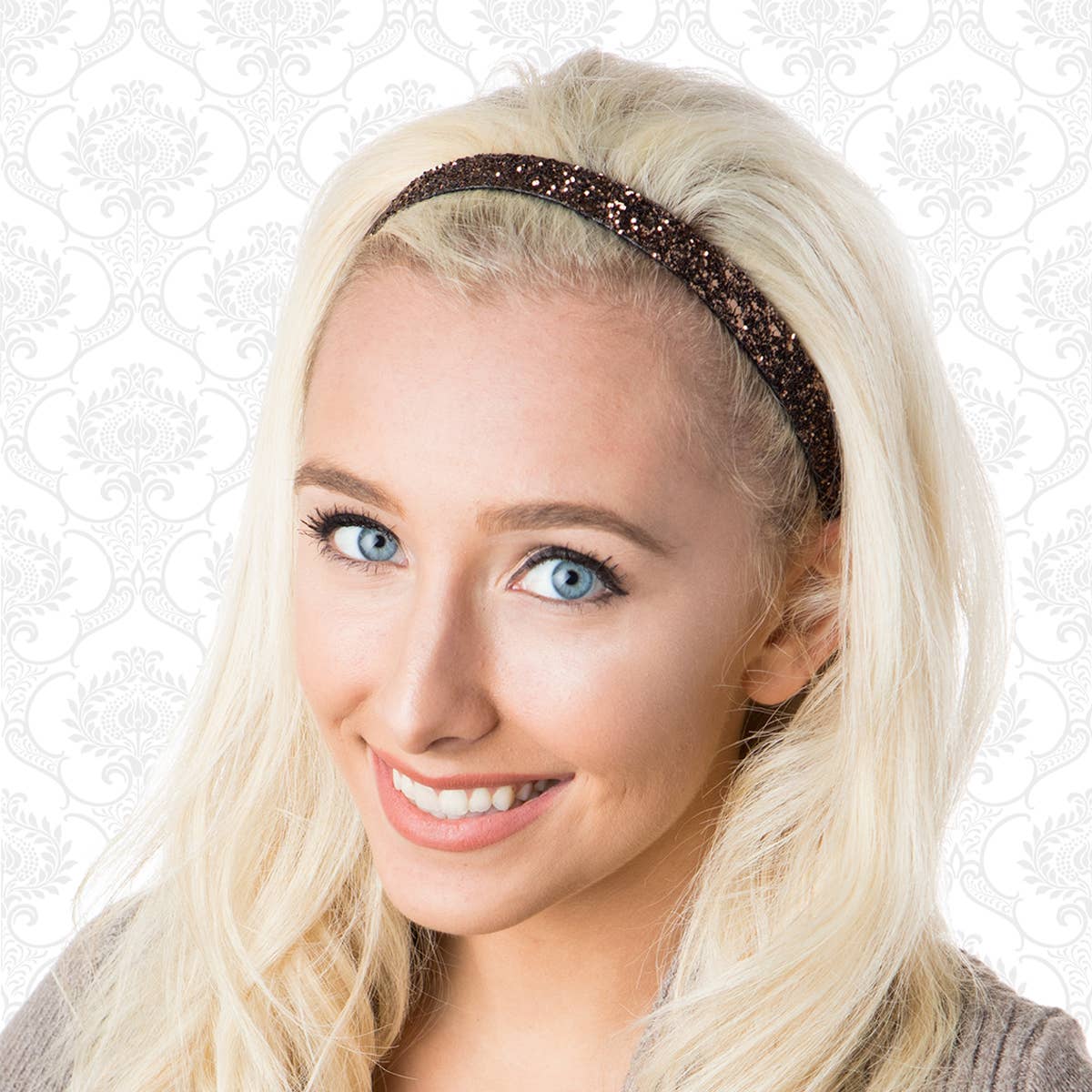 Hipsy - Wholesale Fashion Headband - Women's - Hipsy Adjustable No Slip Skinny Bling Glitter Headband3