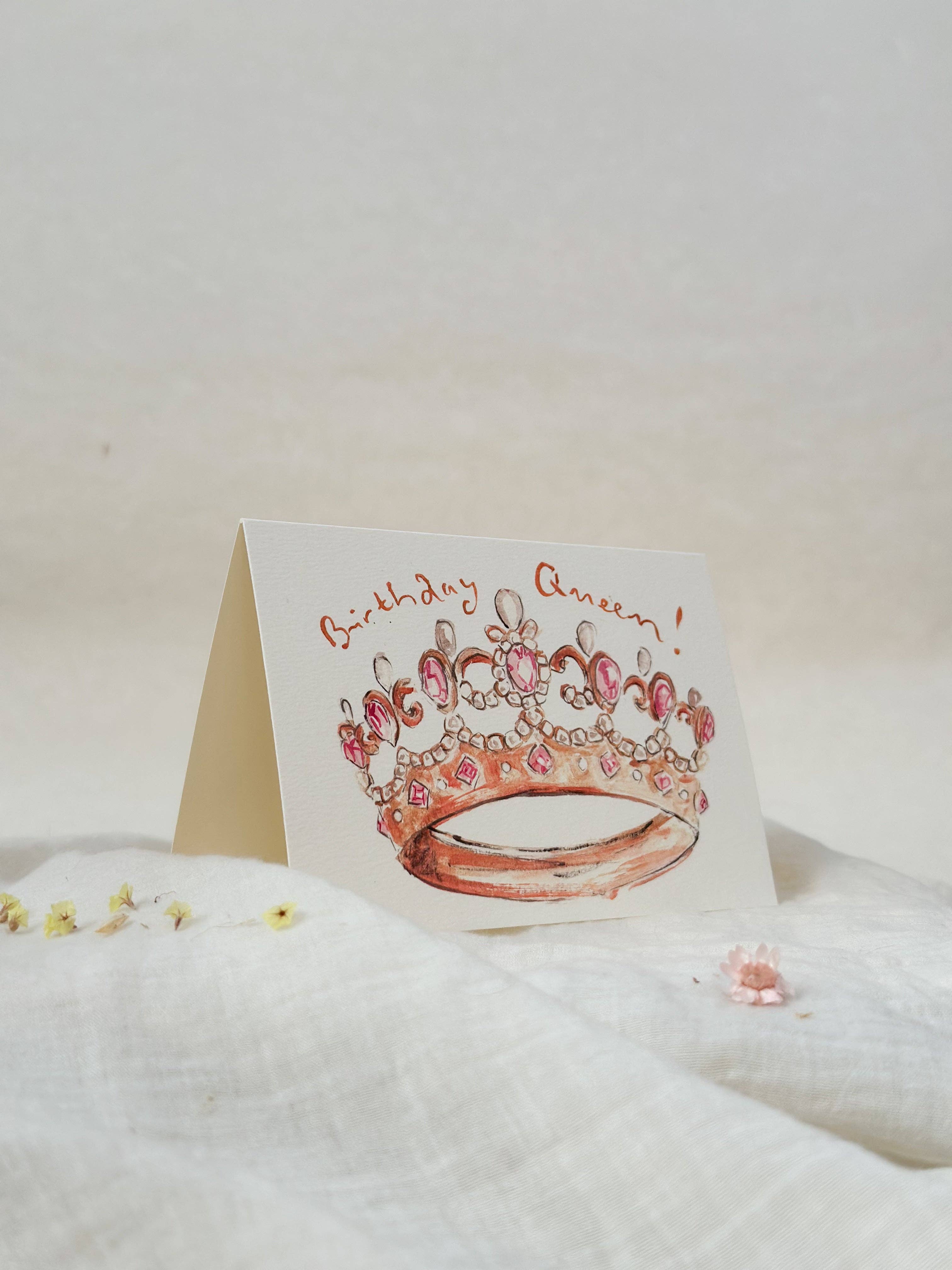 Sophie Amelia Creates - Vente Cartes d'anniversaire - Reine d'anniversaire - carte d'anniversaire1