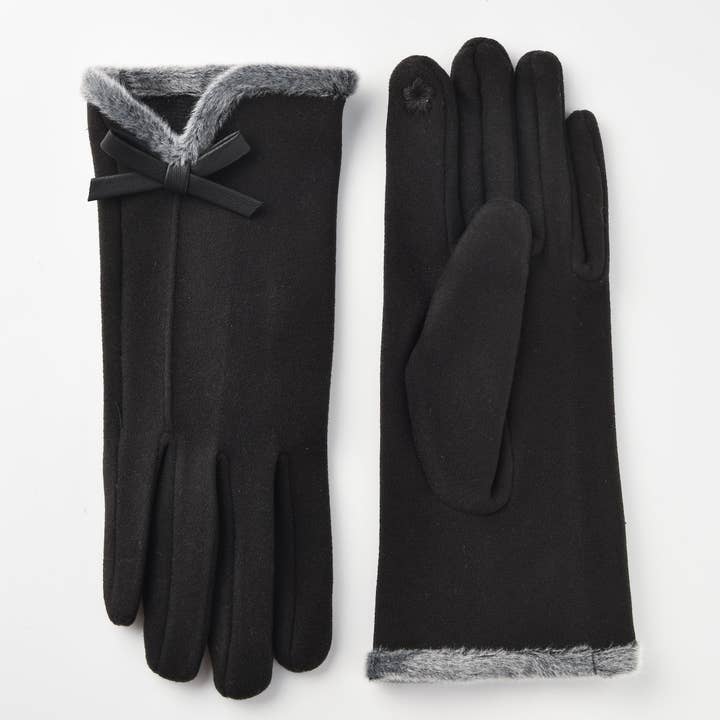 Funkyrel® Atzbranding Limited – wholesale Gloves – Women's – Gloving - Women's Winter Touchscreen Gloves with bow3