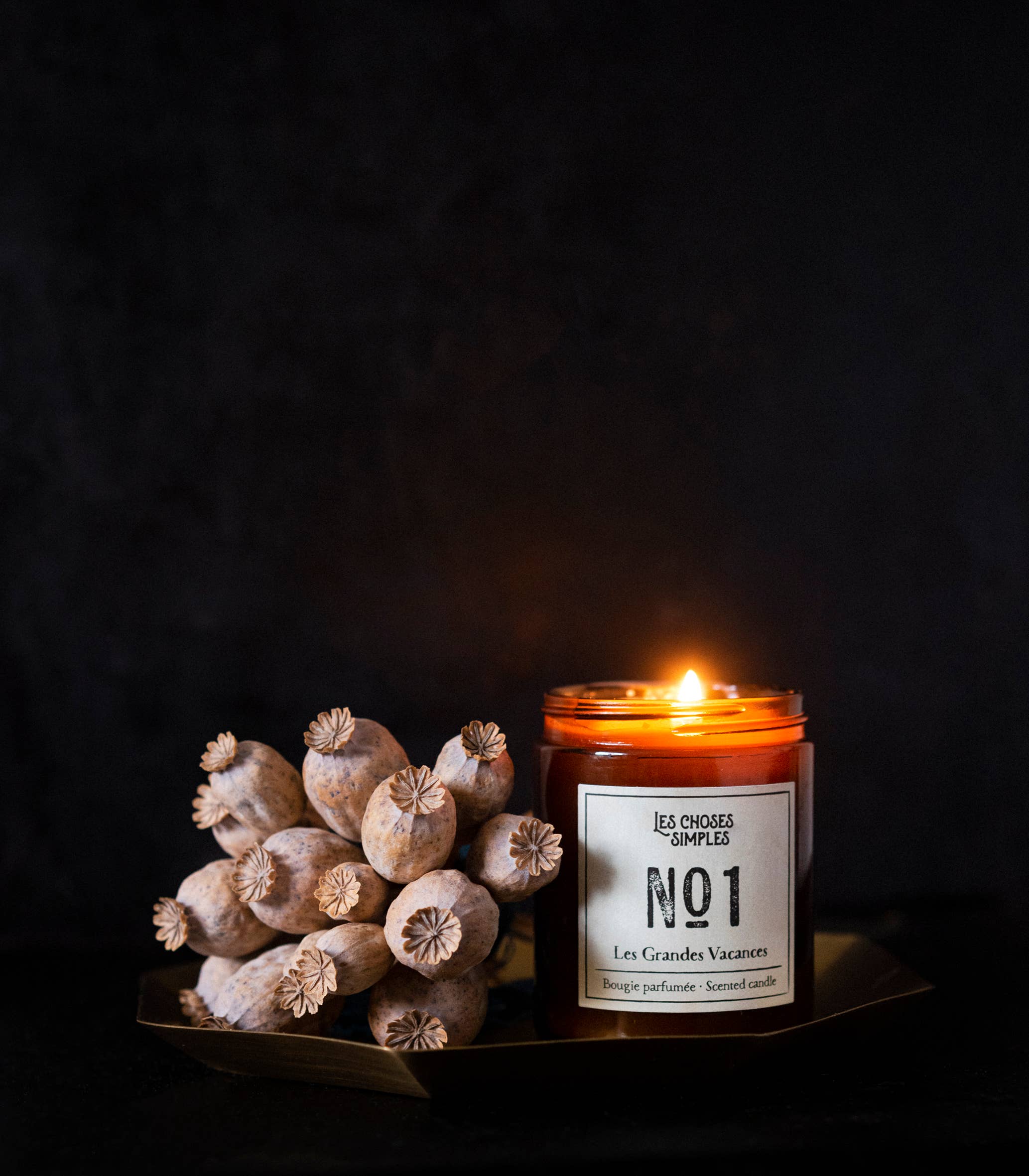 Les Choses Simples - Wholesale Jar/Filled Candle - Medium Scented Soy-Wax Candle -Nr1 (Amber)3