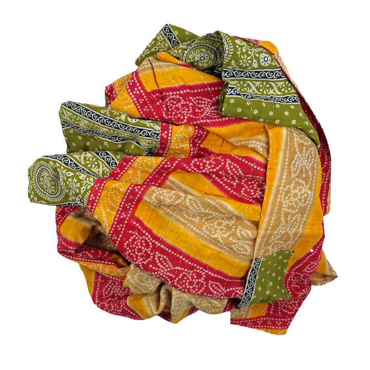 Liv Rocks - Wholesale Quilt - Authentic Vintage Kantha Quilts & Blankets Ethically Sourced