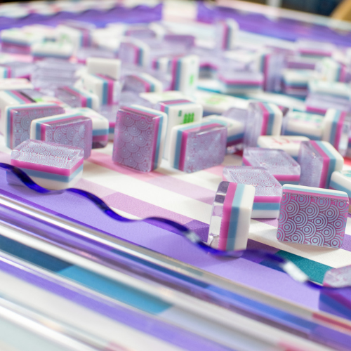 My Fair Mahjong - Vente Jeux de société - TAPIS DE MAHJONG  |  Rides du rire  |  33" x 33"2