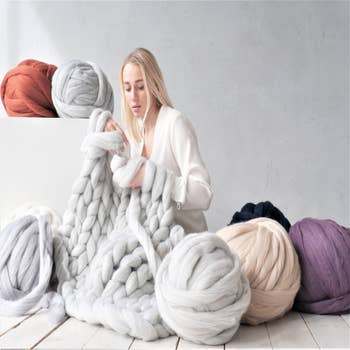 Fil chenille pour tricoter à la main et au doigt Jumbo en vente B2B pour  votre magasin – Faire Canada