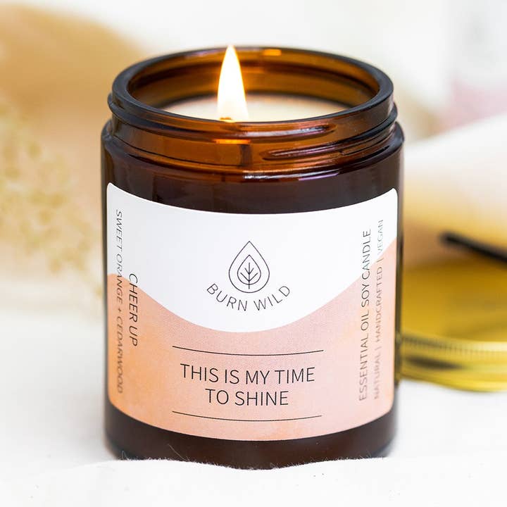 Cheer Up | Sweet Orange+Cedarwood for wholesale by Burn Wild