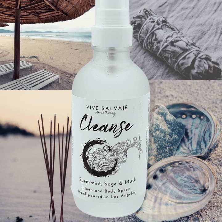 Healing Collection Cleanse Room & Linen Spray for wholesale by Vive Salvaje Aromatherapy
