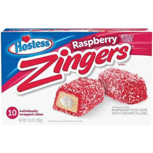 Long Island Candy Factory – wholesale Biscuit – Hostess Raspberry Zinger Multi-Pack, 13.1 oz 10 ct