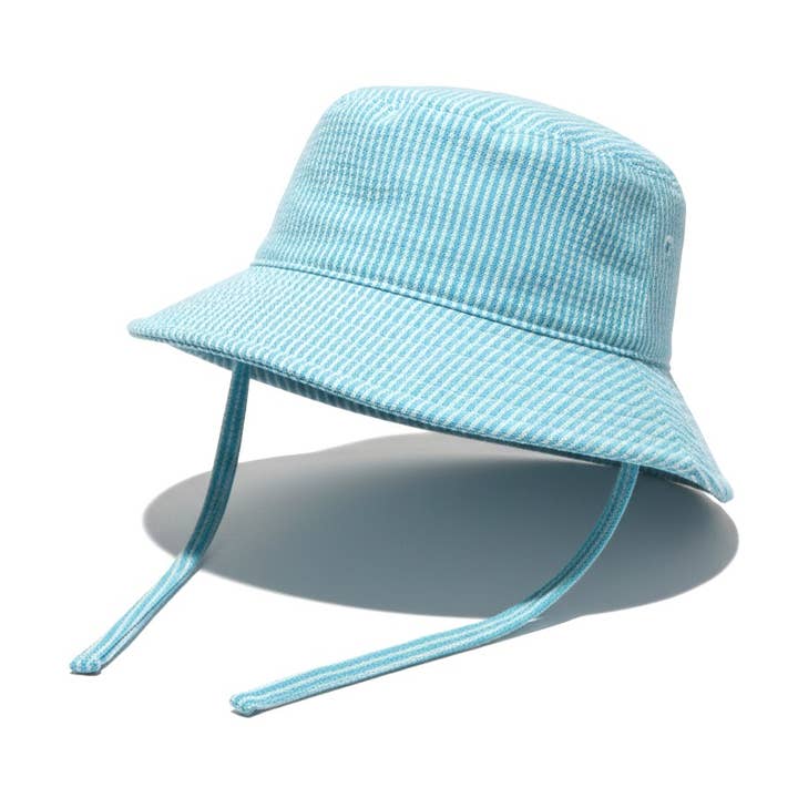 Sombrero de cubo para bebé y niño pequeño de seersucker para venta al por mayor de Morxy LLC