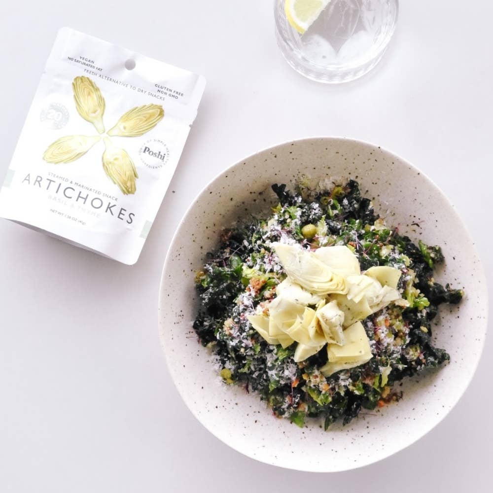 POSHI - Wholesale Dried/Dehydrated Vegetables - Poshi - Basil & Thyme 1.58/120ct4