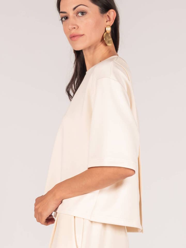 P. CILL - Wholesale Knit Top - Women's - P. CILL Butter Modal Overlap Back Detail Top15