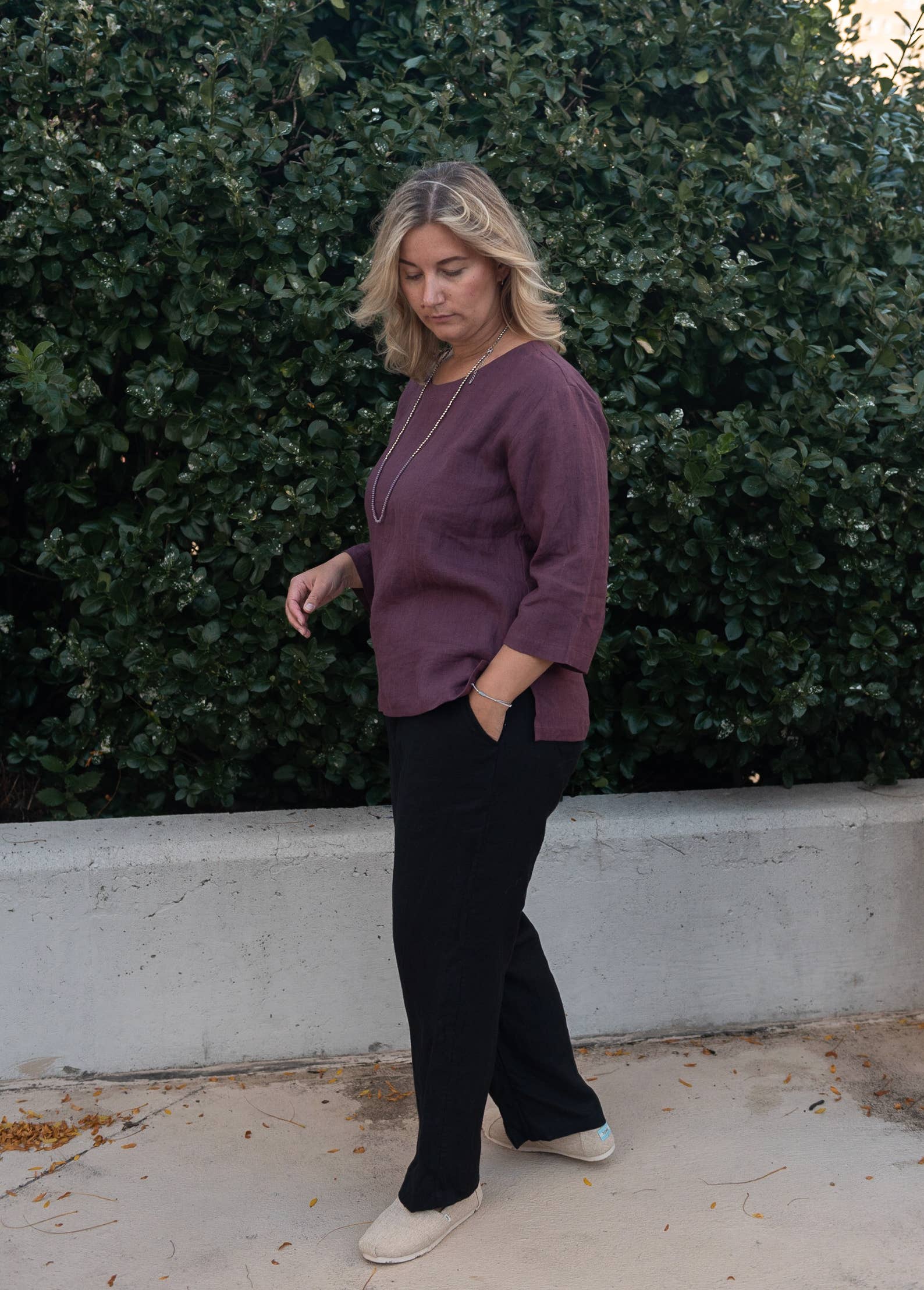 VIKOLINO - Vente Chemisier – femme - Top Bella en lin1