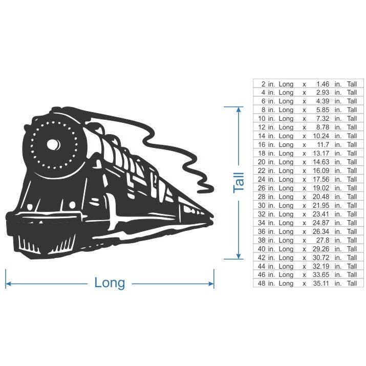 Jess and Jessica - Wholesale Cutouts - Wooden Shape Vintage Polar Express Train, Wooden Cutout3