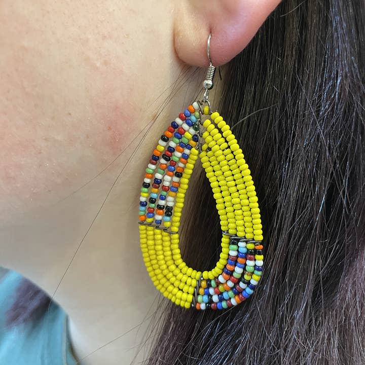 Seeds to Sew International - Wholesale Dangle Earrings - Maasai Beaded Earrings3